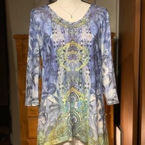 Pretty Spring Asymmetrical Top